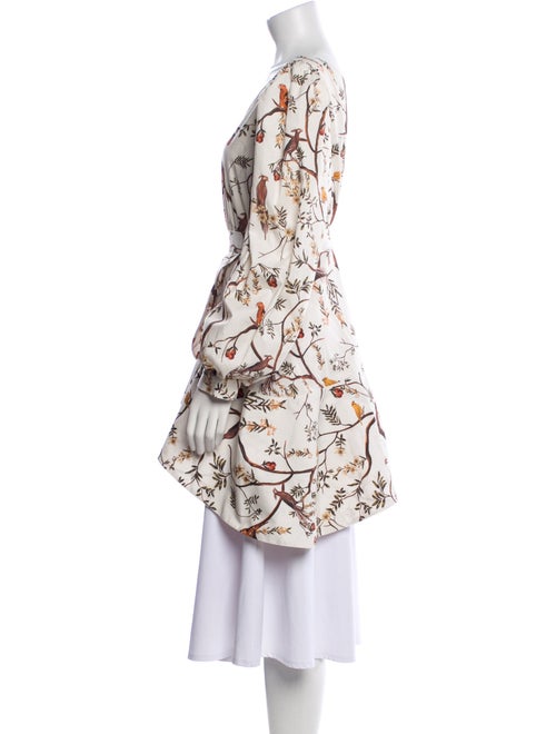 Andres Otalora Floral Print One-Shoulder Top