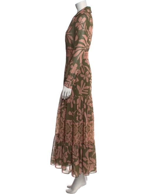 Andres Otalora Printed Long Dress