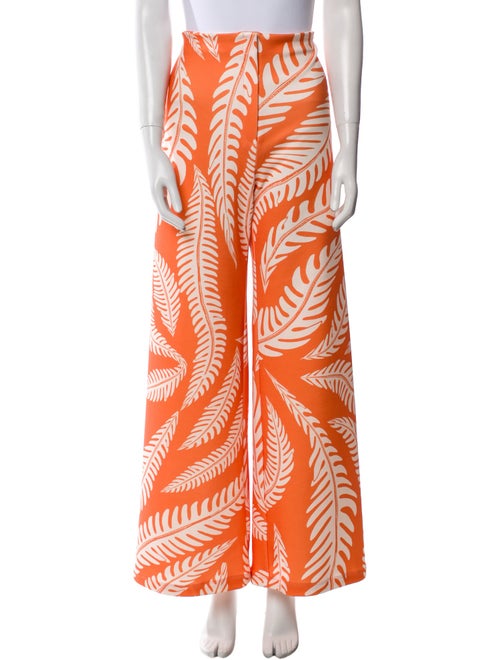 Andres Otalora Printed Wide Leg Pants