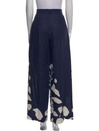 Andres Otalora Graphic Print Wide Leg Pants