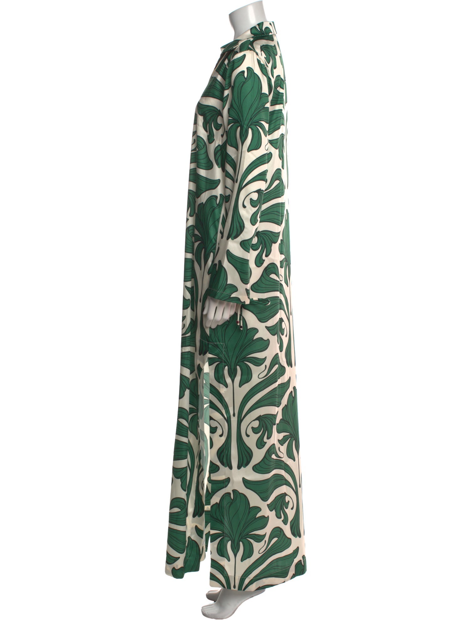 Andres Otalora Printed Long Dress