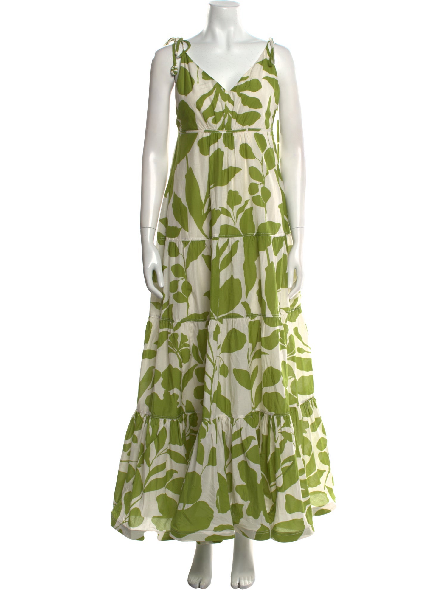 Andres Otalora Printed Long Dress
