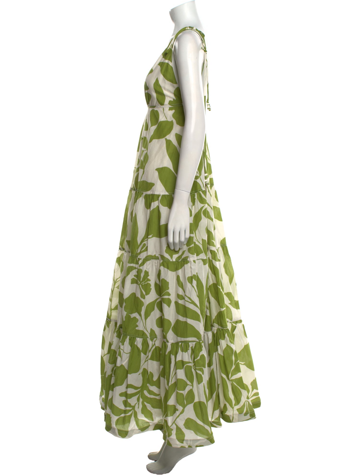 Andres Otalora Printed Long Dress