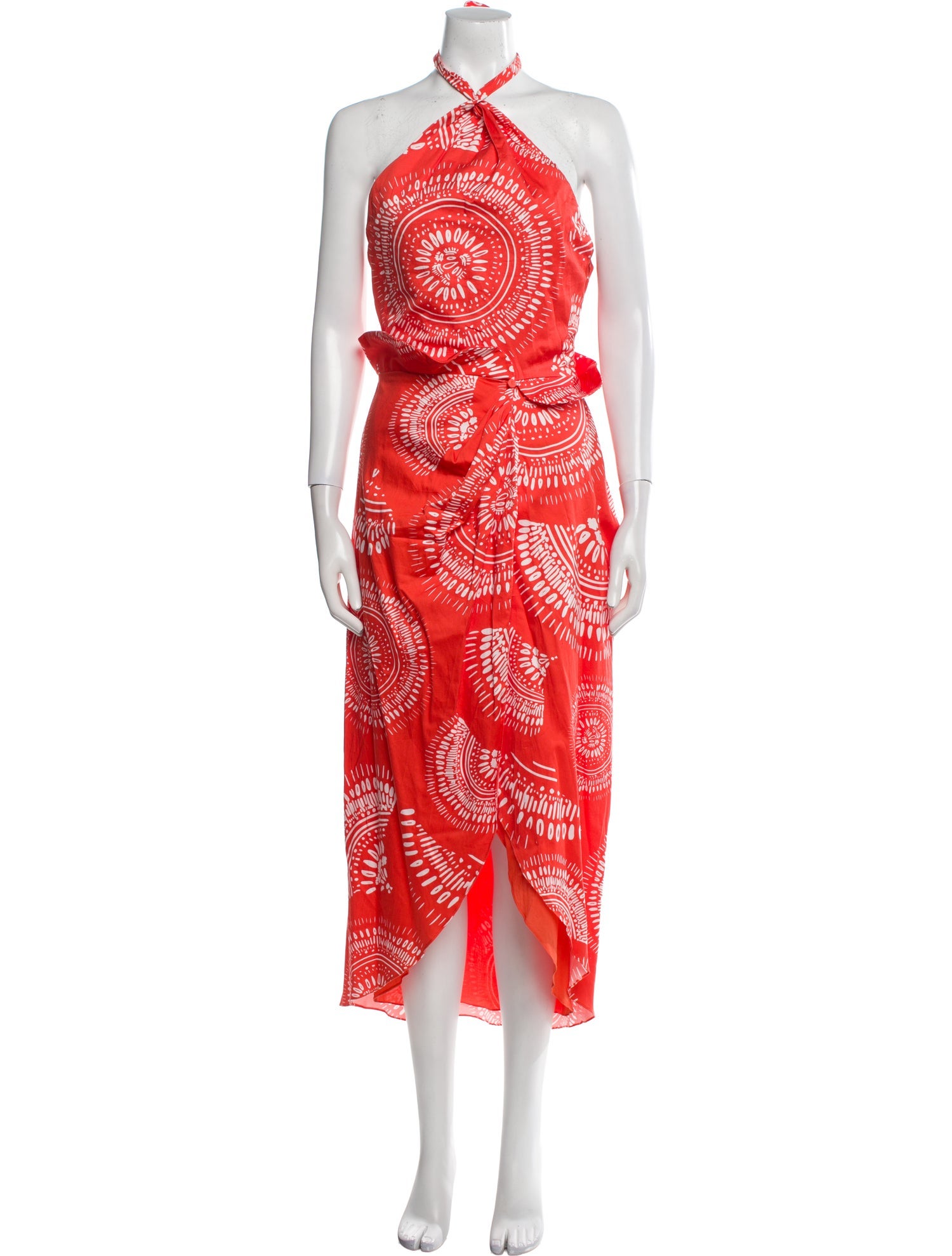 Andres Otalora Printed Long Dress w/ Tags