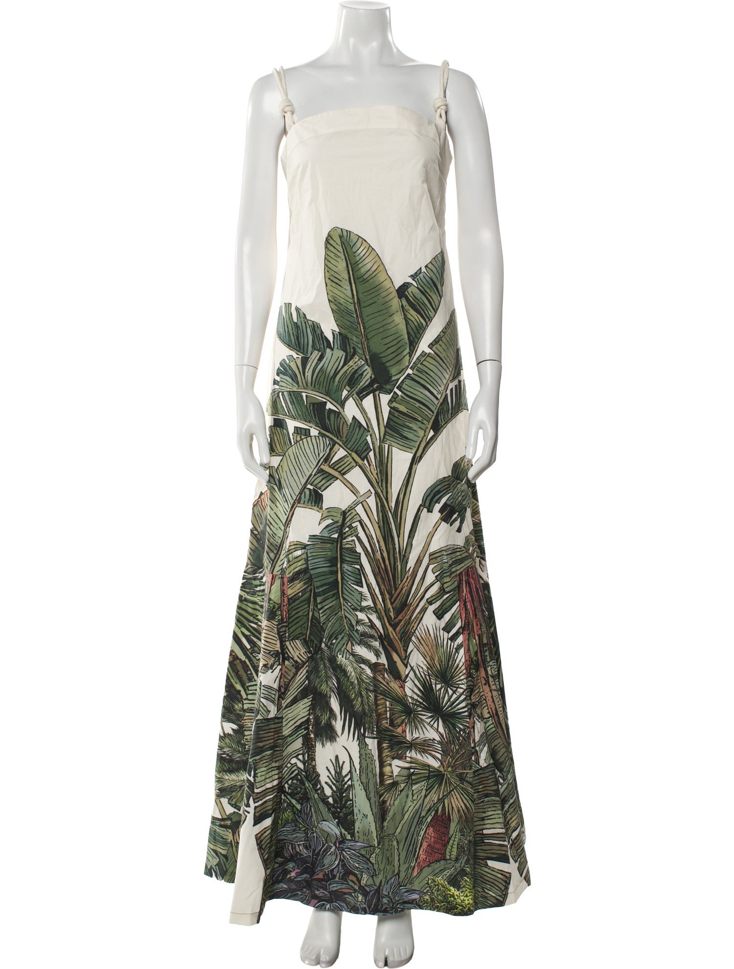 Andres Otalora Printed Long Dress