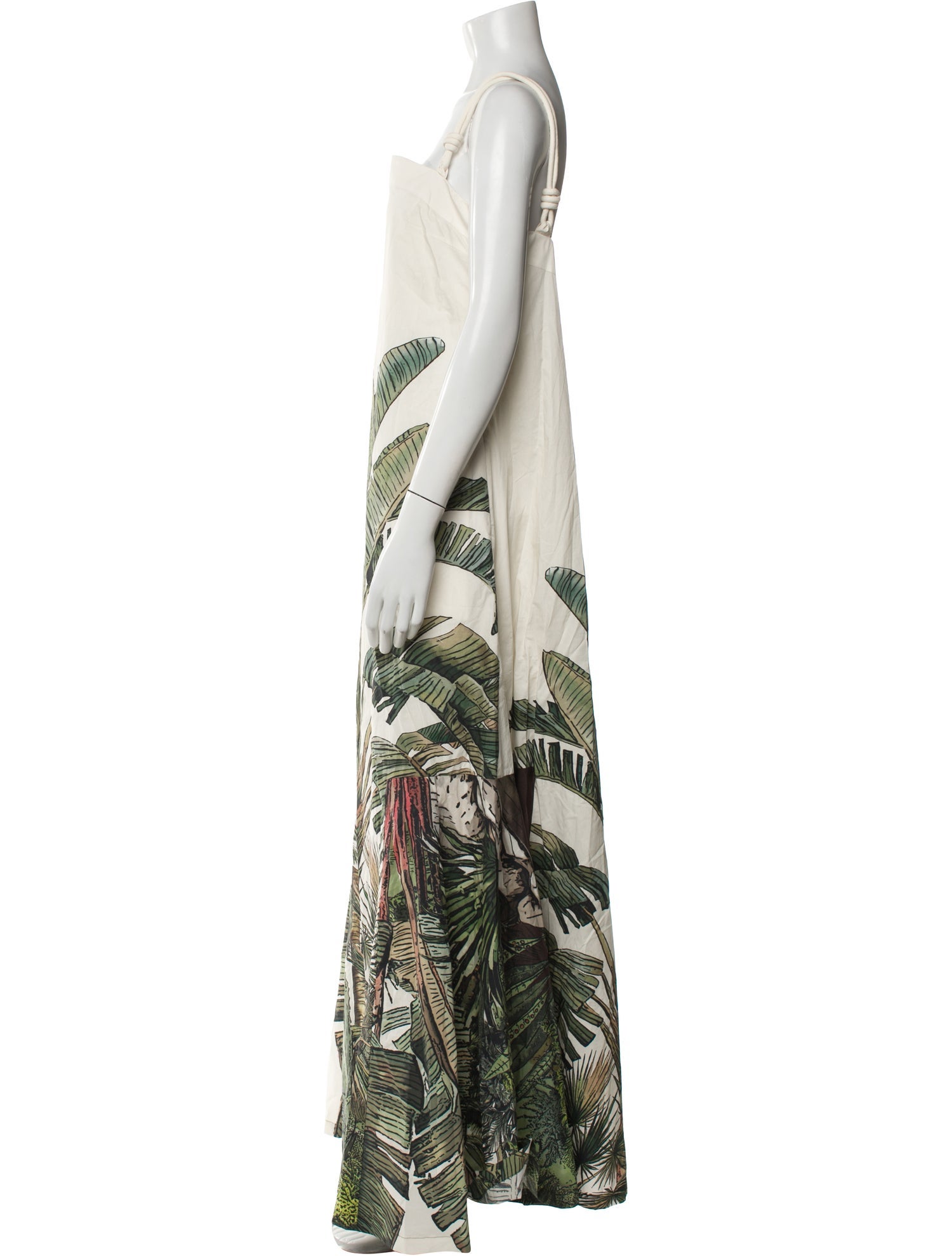 Andres Otalora Printed Long Dress