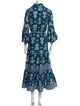 Andres Otalora Floral Print Long Dress