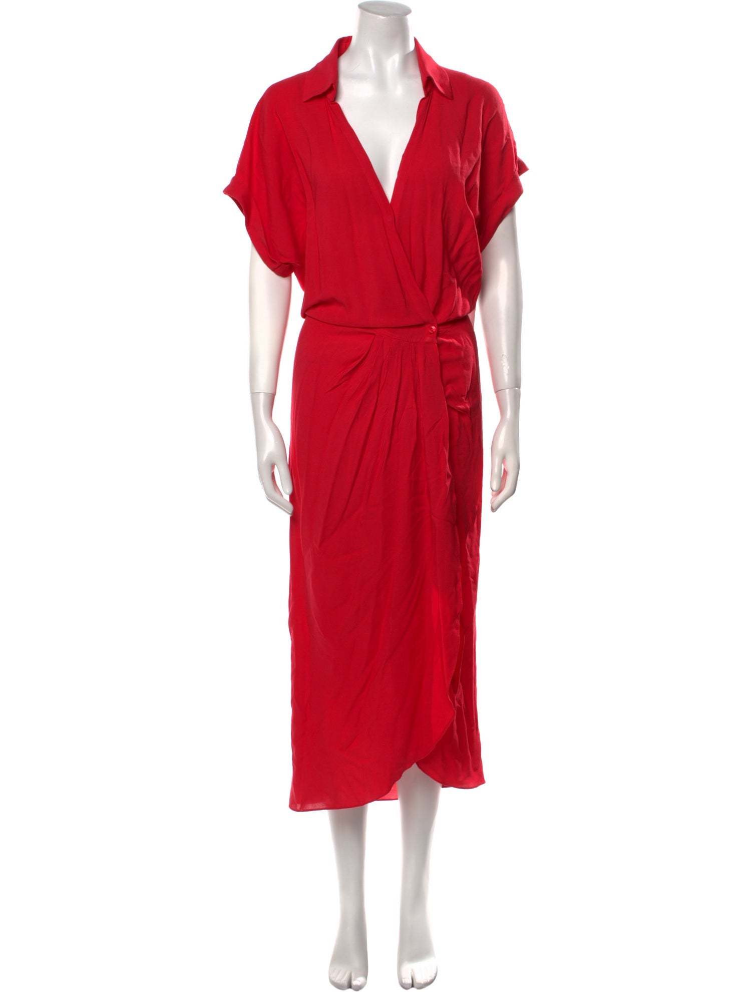 Andres Otalora V-Neck Long Dress