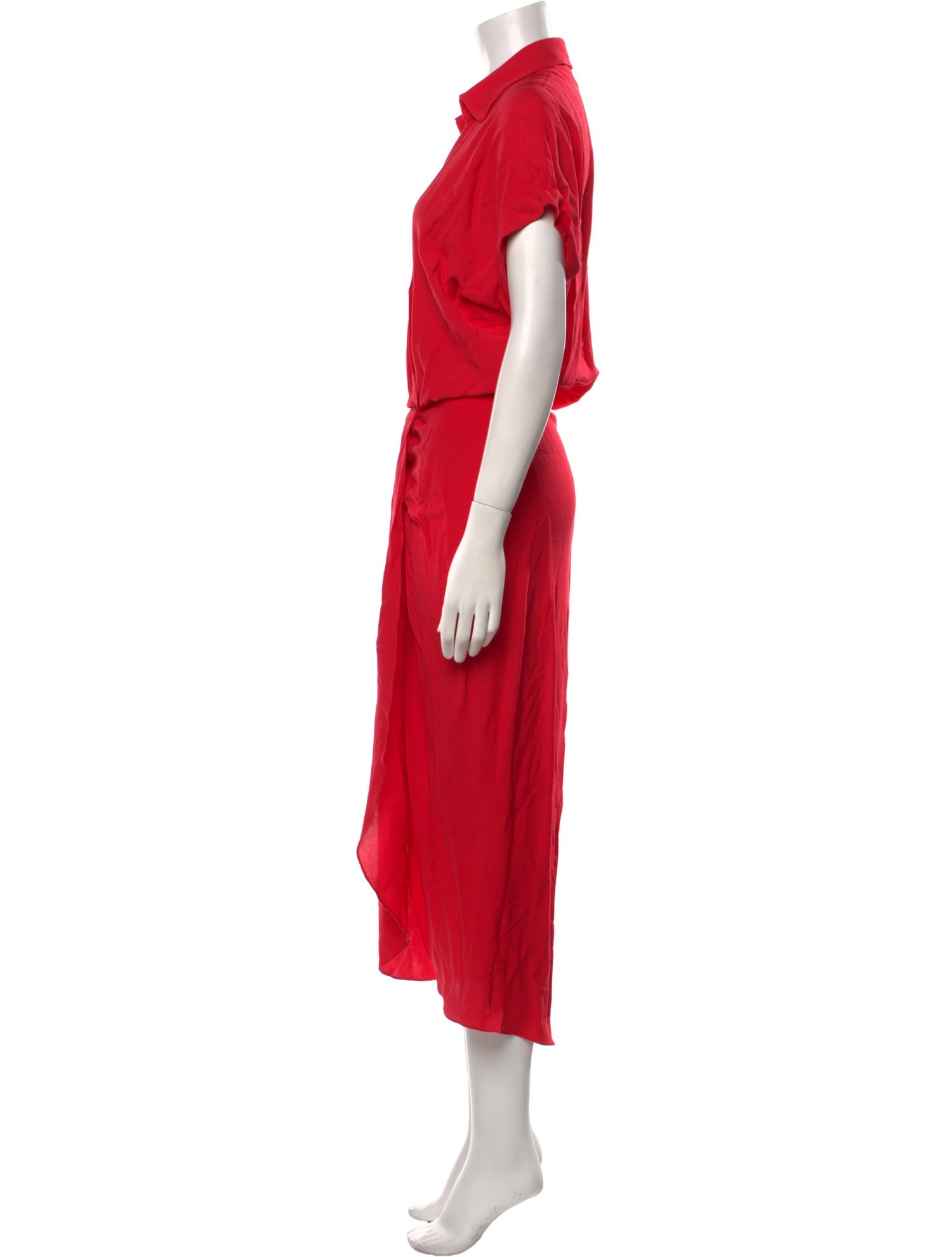Andres Otalora V-Neck Long Dress