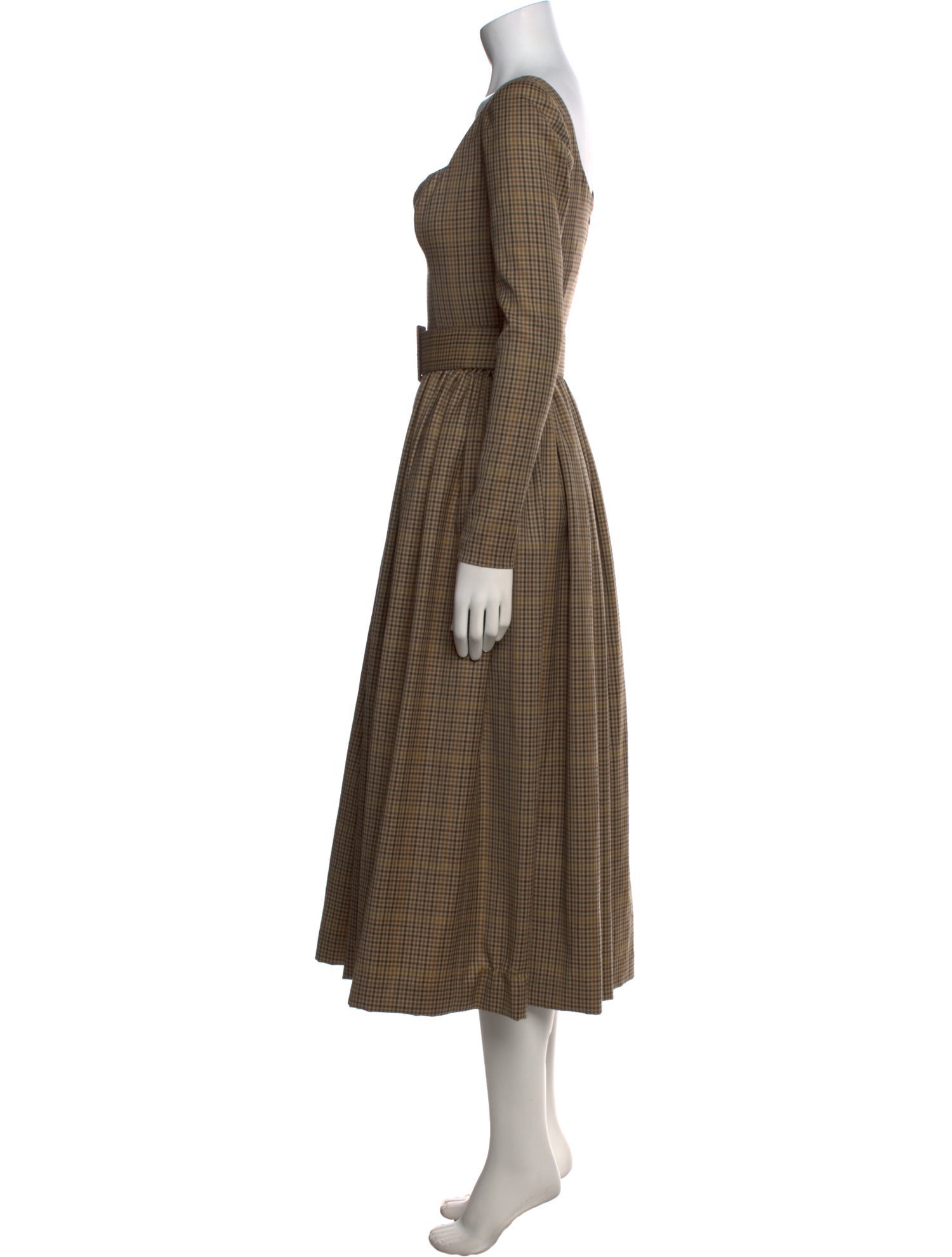 Andres Otalora Wool Long Dress