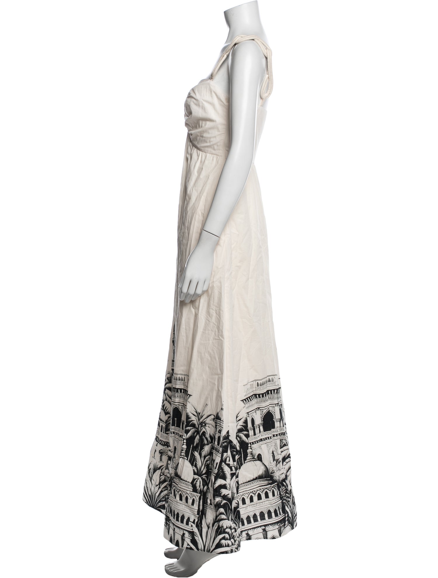 Andres Otalora Graphic Print Long Dress