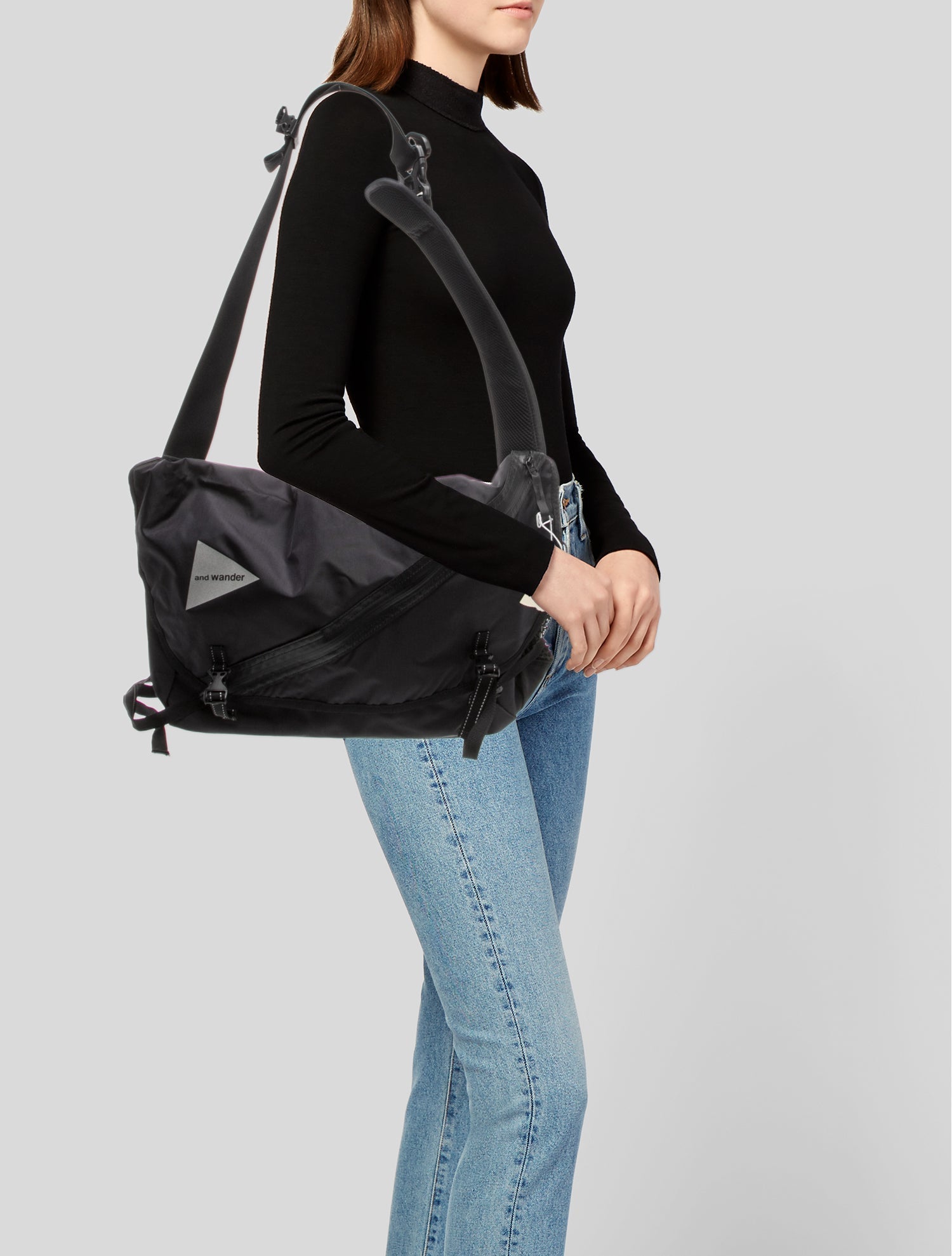 And Wander Nylon Messenger Bag