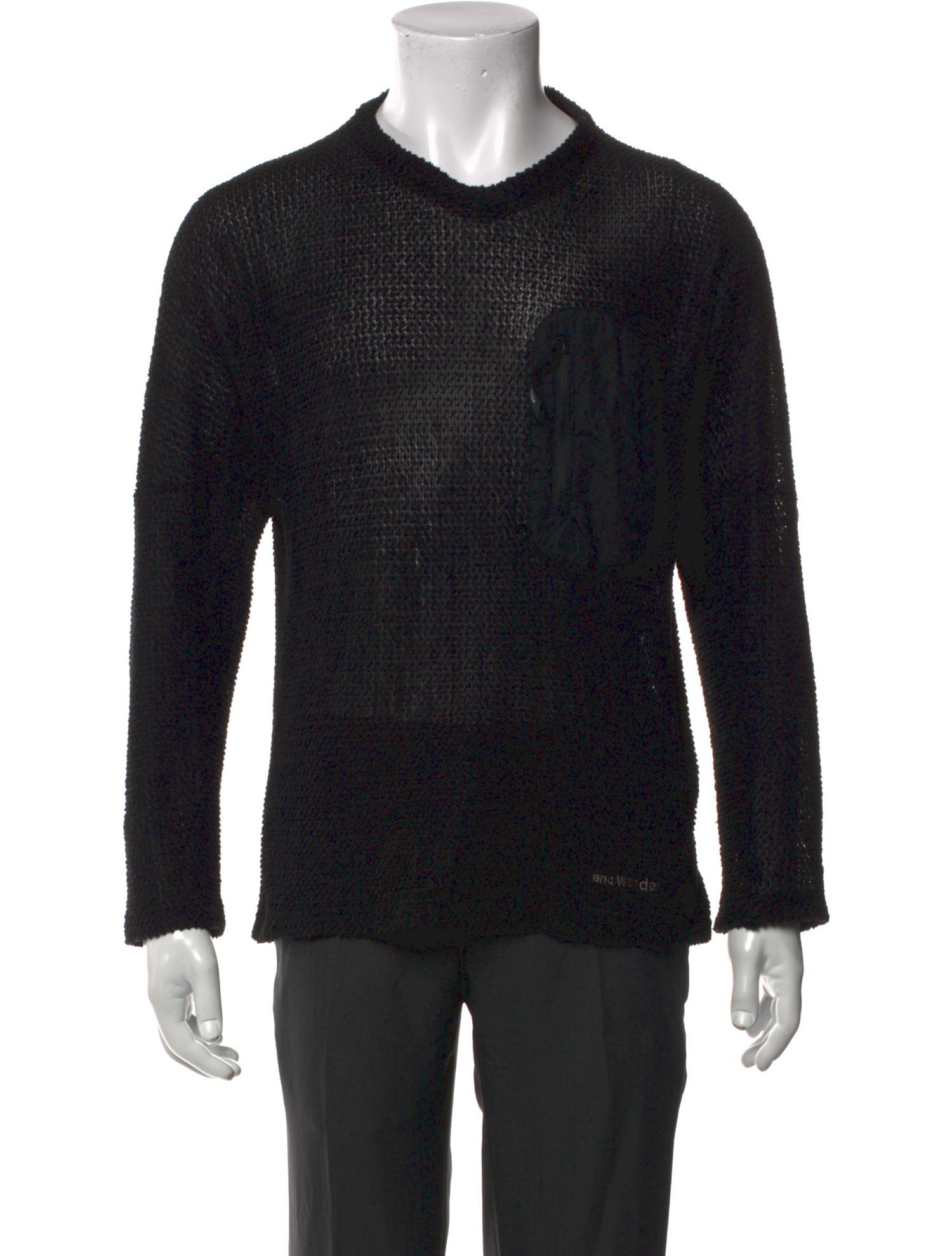 And Wander V-Neck Long Sleeve Pullover