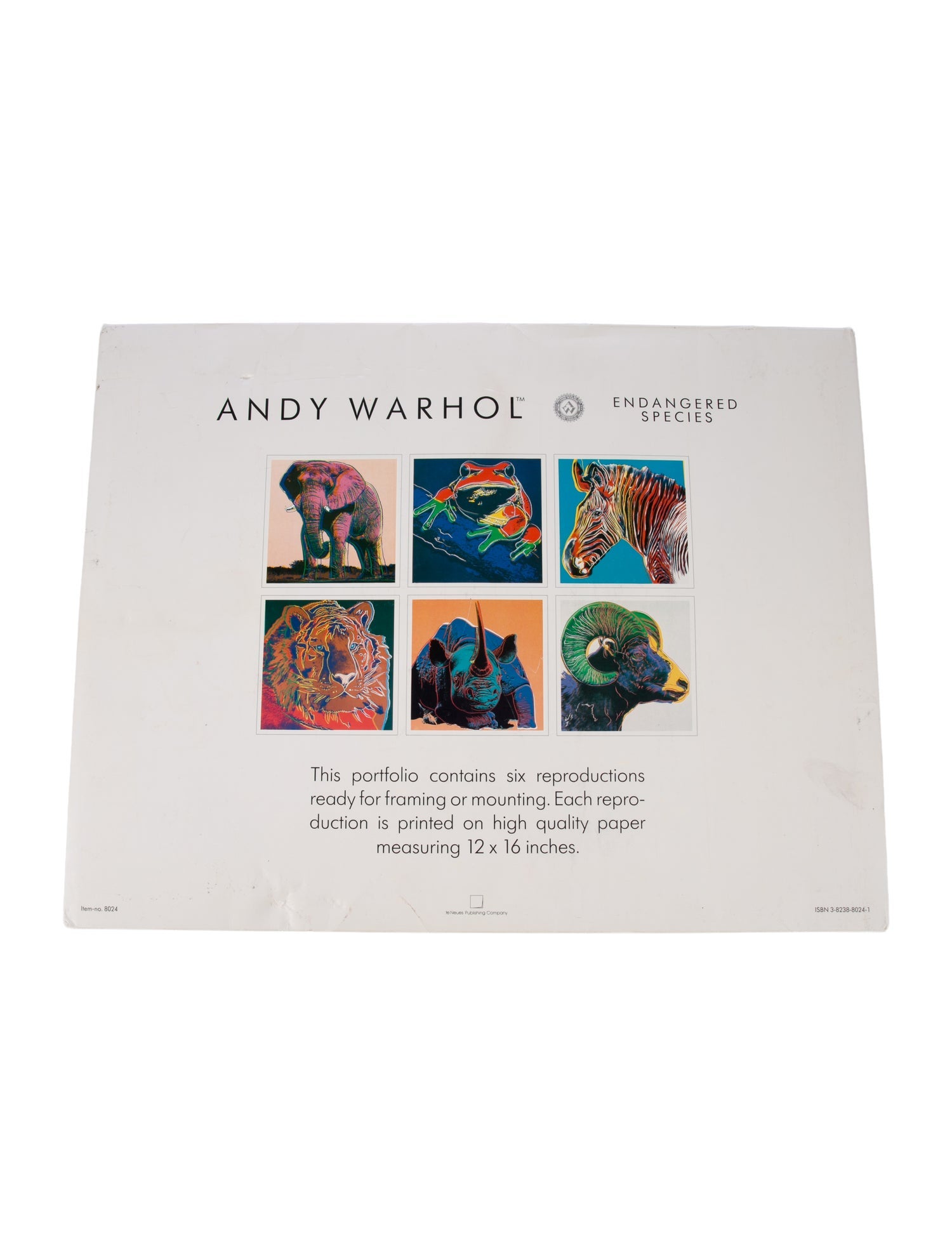 Andy Warhol Set of 6 Endangered Species Prints