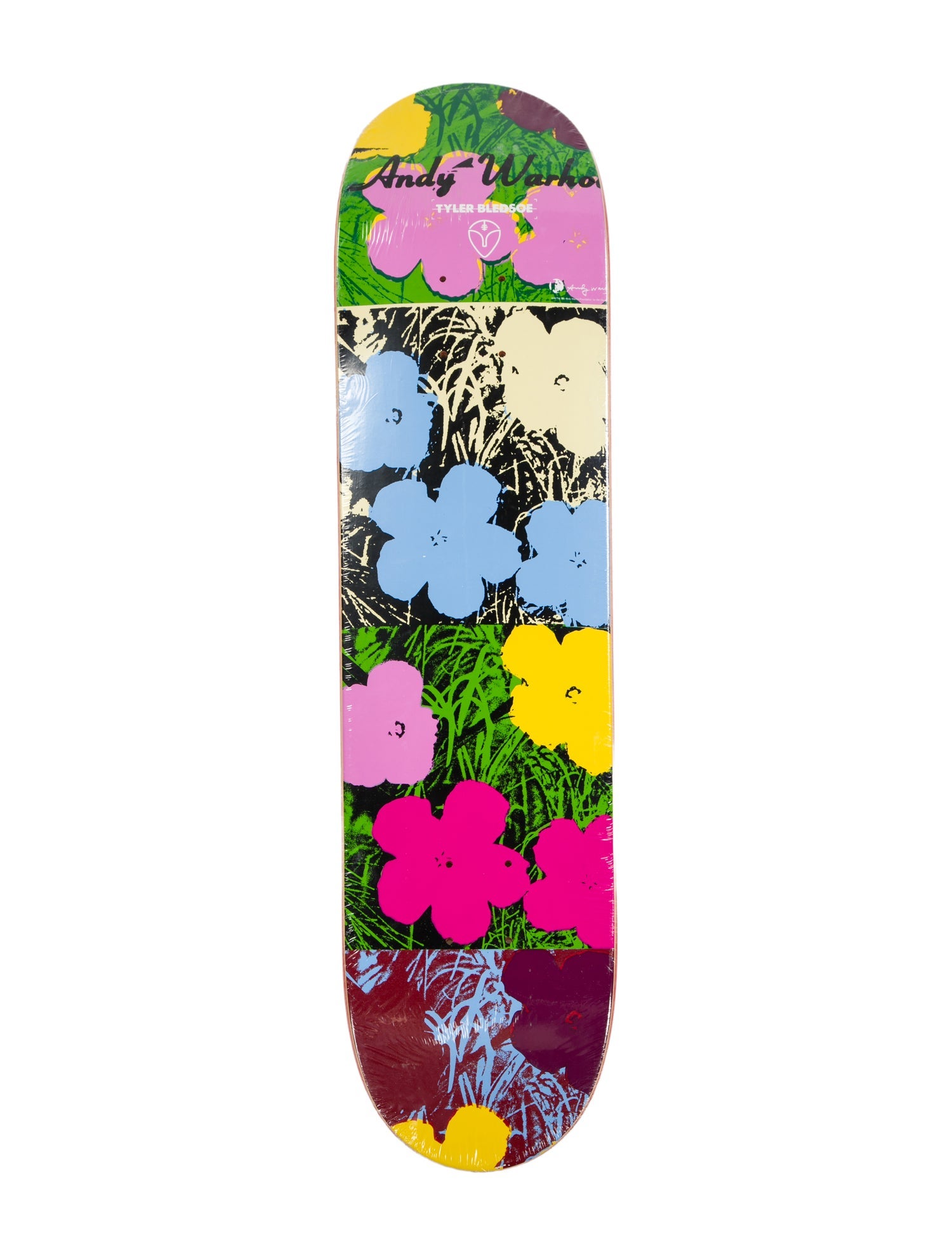 Andy Warhol Alien Workshop x Andy Warhol Tyler Bledsoe Flowers Skate Deck