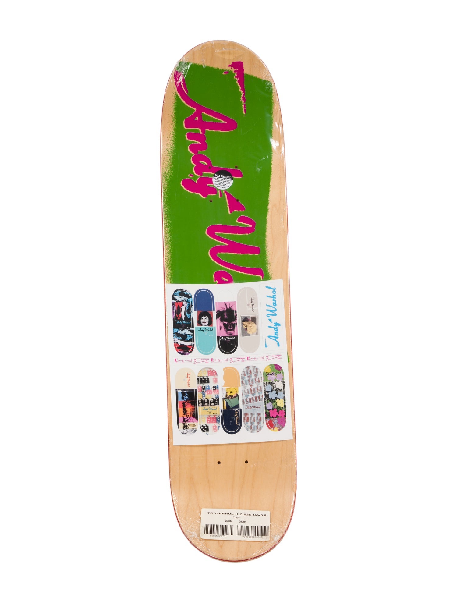 Andy Warhol Alien Workshop x Andy Warhol Tyler Bledsoe Flowers Skate Deck