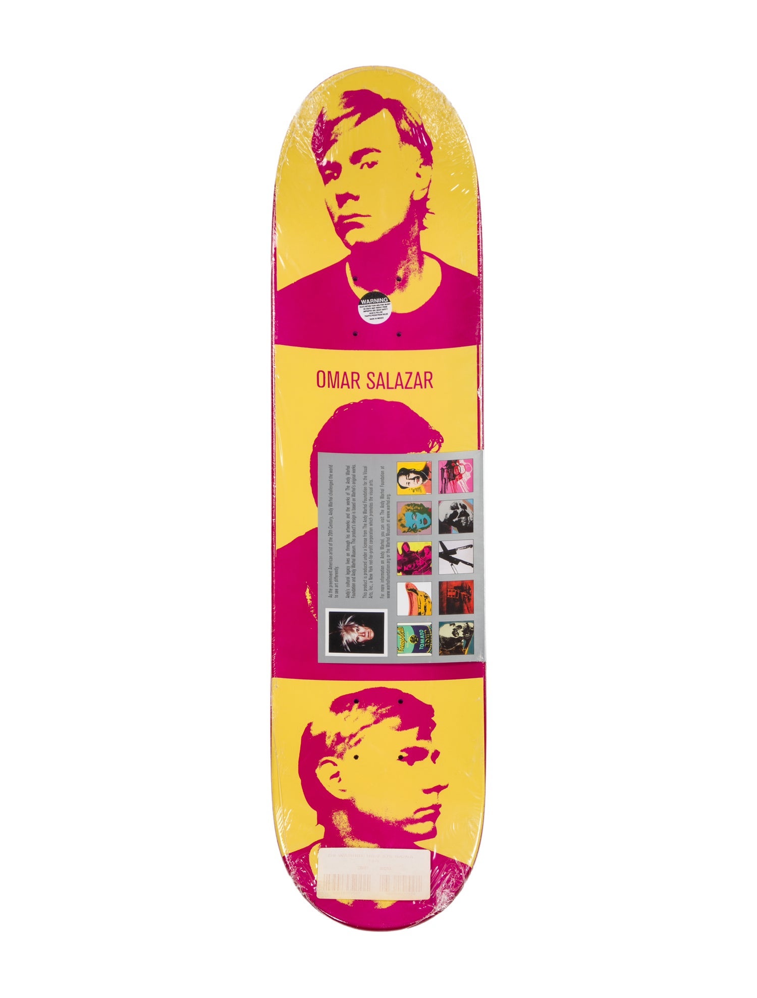 Andy Warhol Alien Workshop x Andy Warhol Omar Salazar Skate Deck
