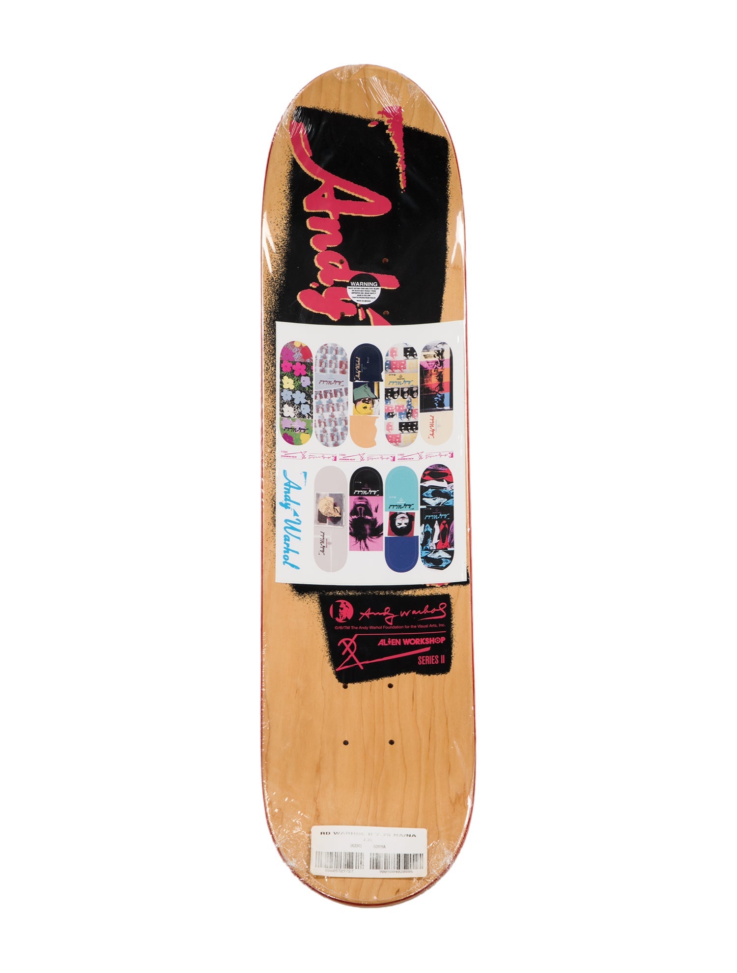Andy Warhol x Alien Workshop x Rob Dyrdek Skate Deck