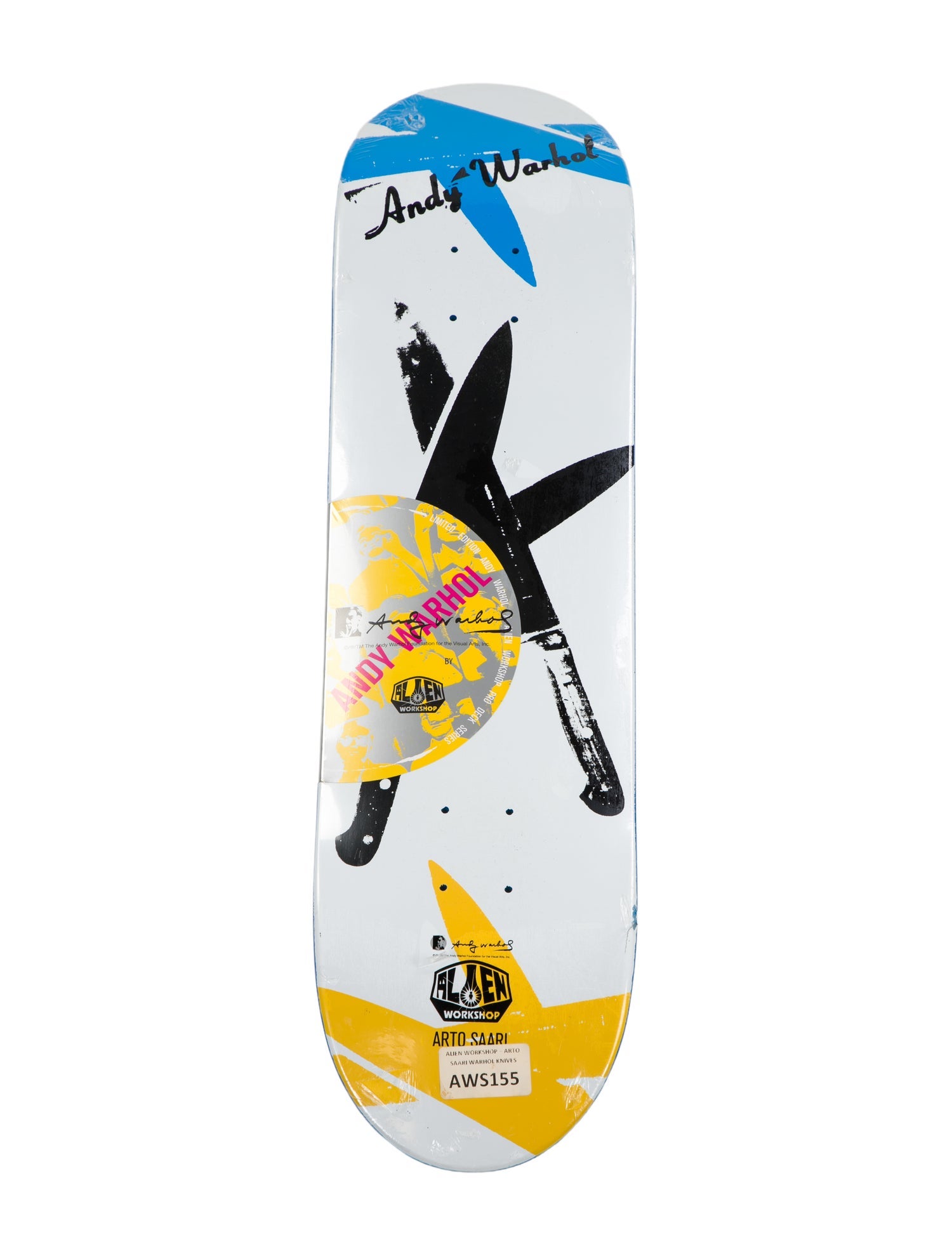 Andy Warhol Alien Workshop x Andy Warhol Arto Saari Skate Deck