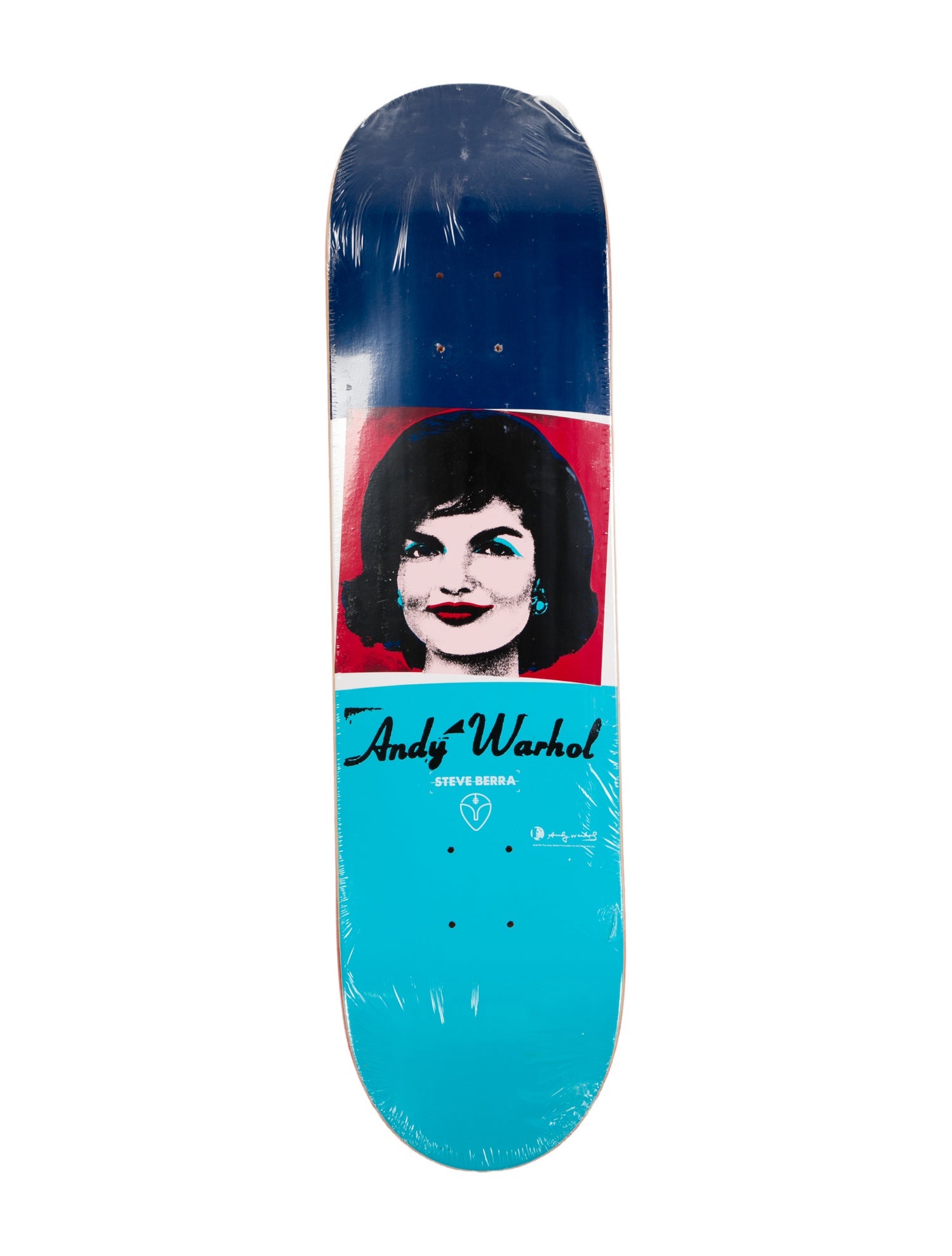Andy Warhol Alien Workshop x Andy Warhol Steve Berra Jackie Onassis Kennedy Skate Deck