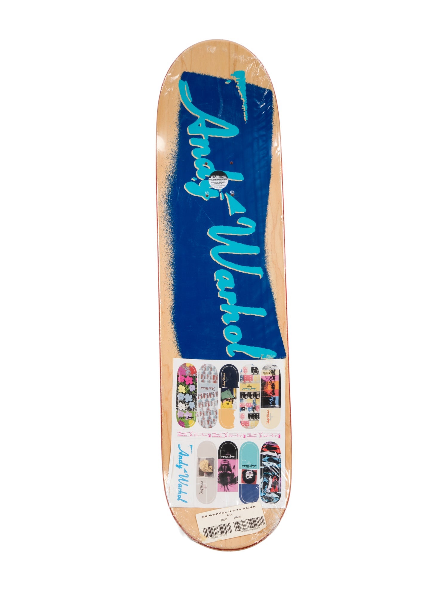 Andy Warhol Alien Workshop x Andy Warhol Steve Berra Jackie Onassis Kennedy Skate Deck