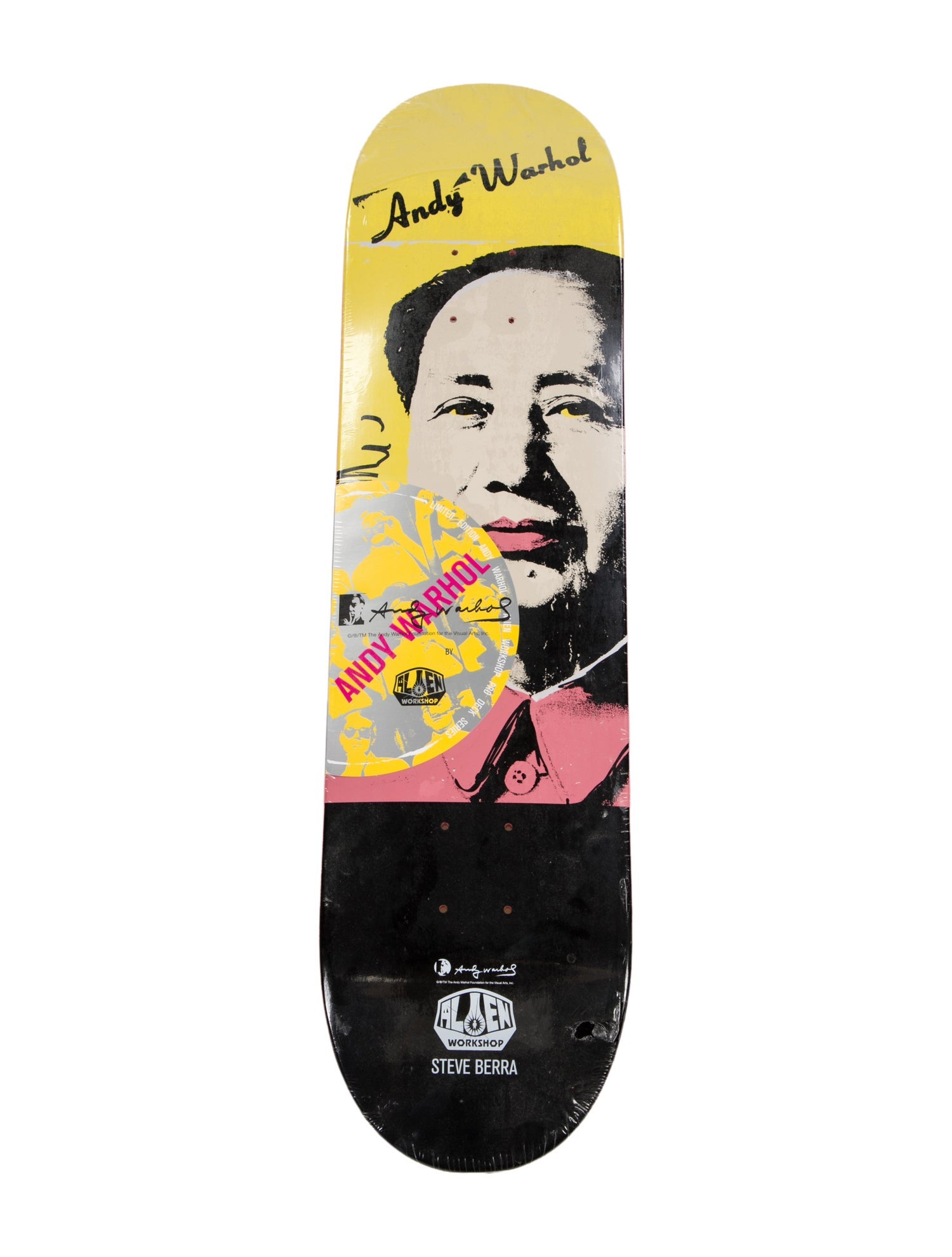 Andy Warhol Alien Workshop x Andy Warhol Mao Skate Deck