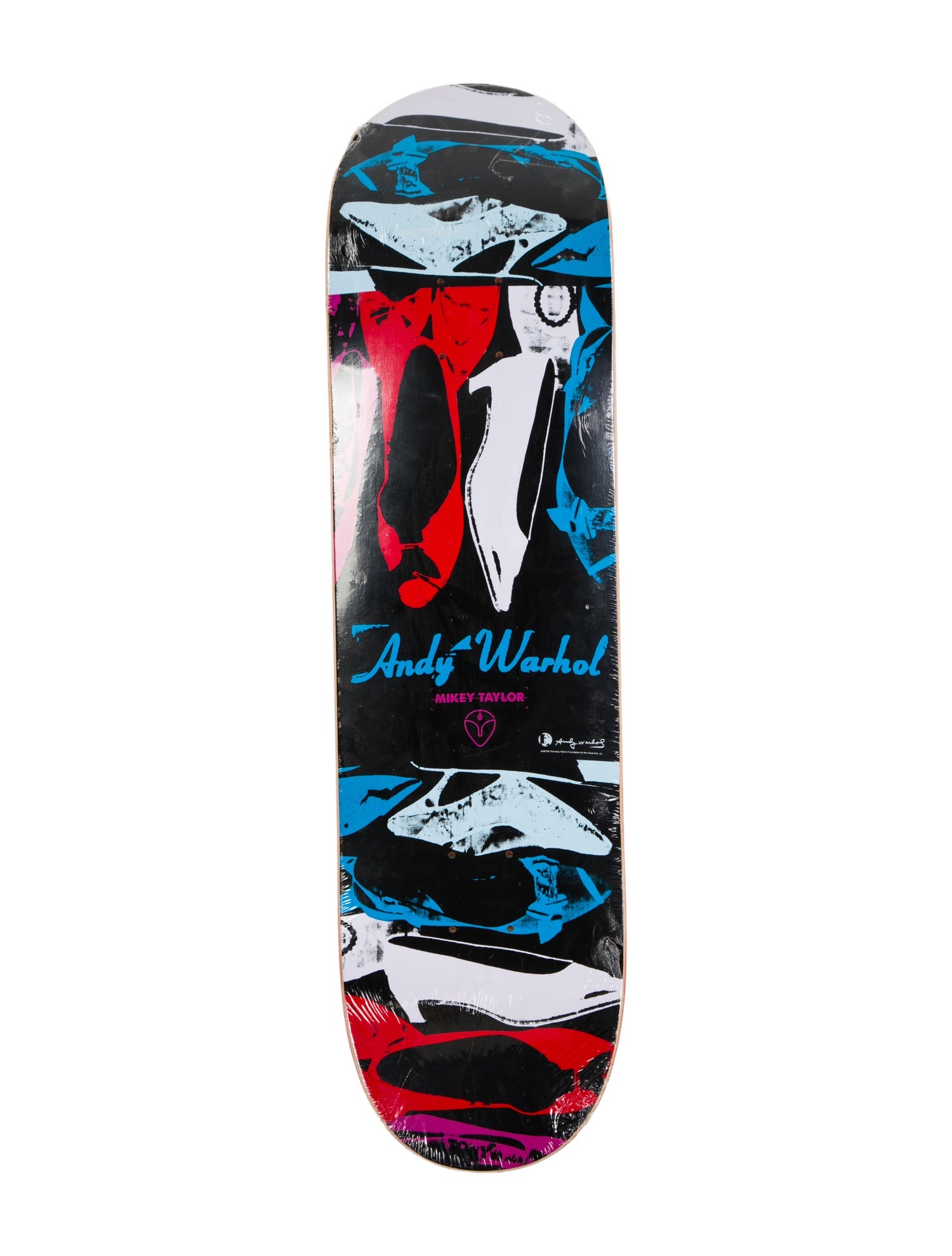 Andy Warhol Alien Workshop x Andy Warhol Mikey Taylor Shoes Abstract Skate Deck