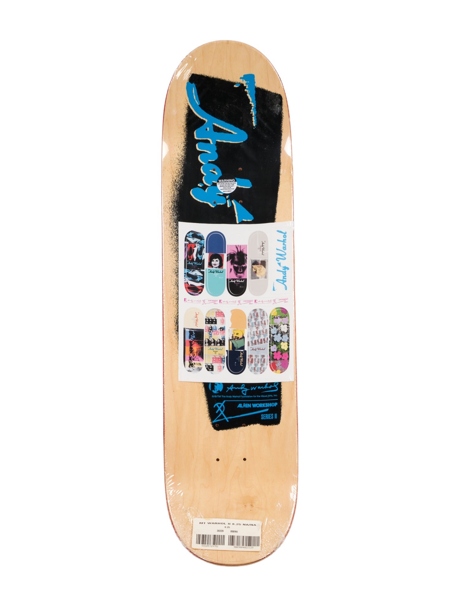 Andy Warhol Alien Workshop x Andy Warhol Mikey Taylor Shoes Abstract Skate Deck