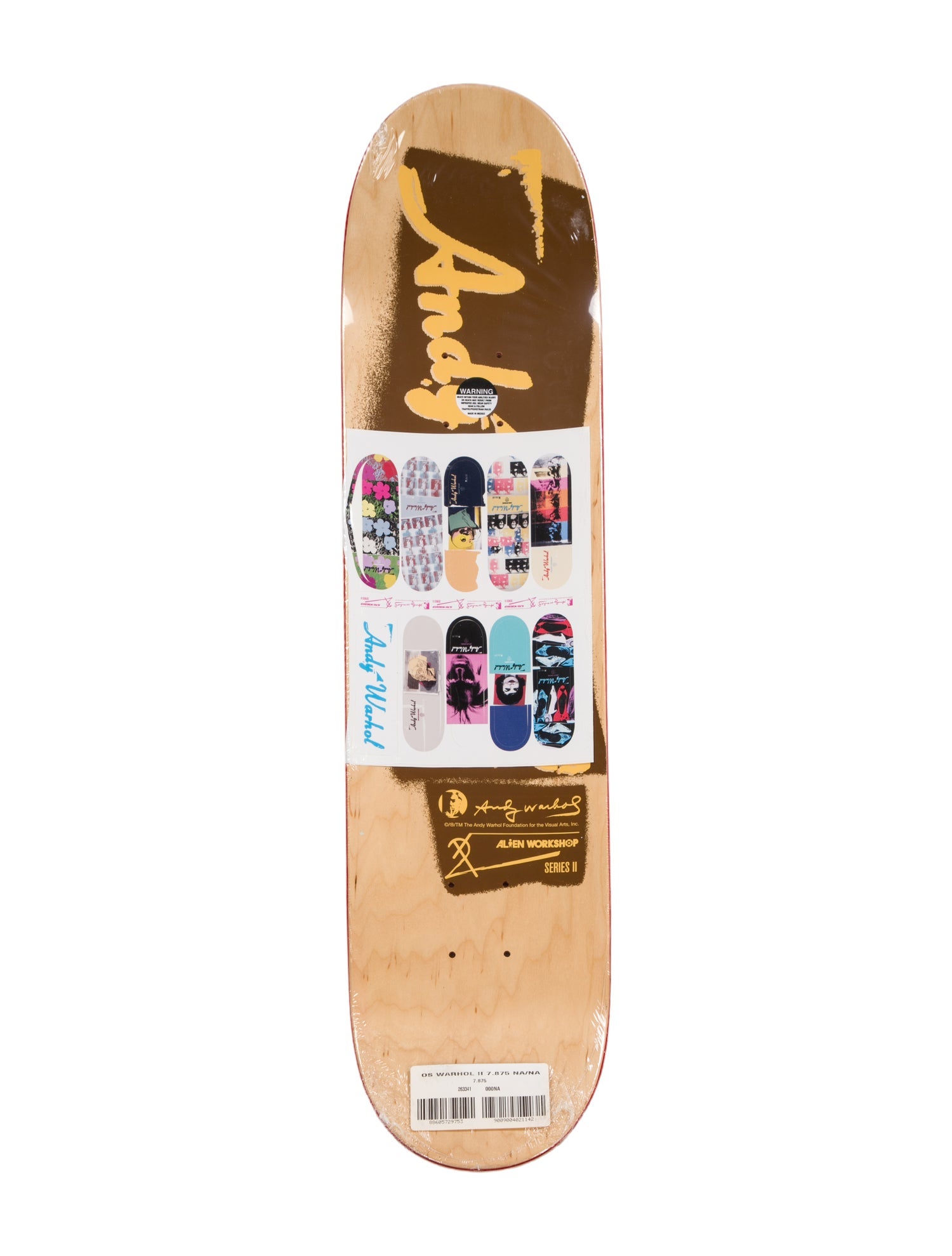 Andy Warhol Alien Workshop x Andy Warhol Omar Salazar Skate Deck