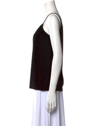 Anne Fontaine Square Neckline Sleeveless Top