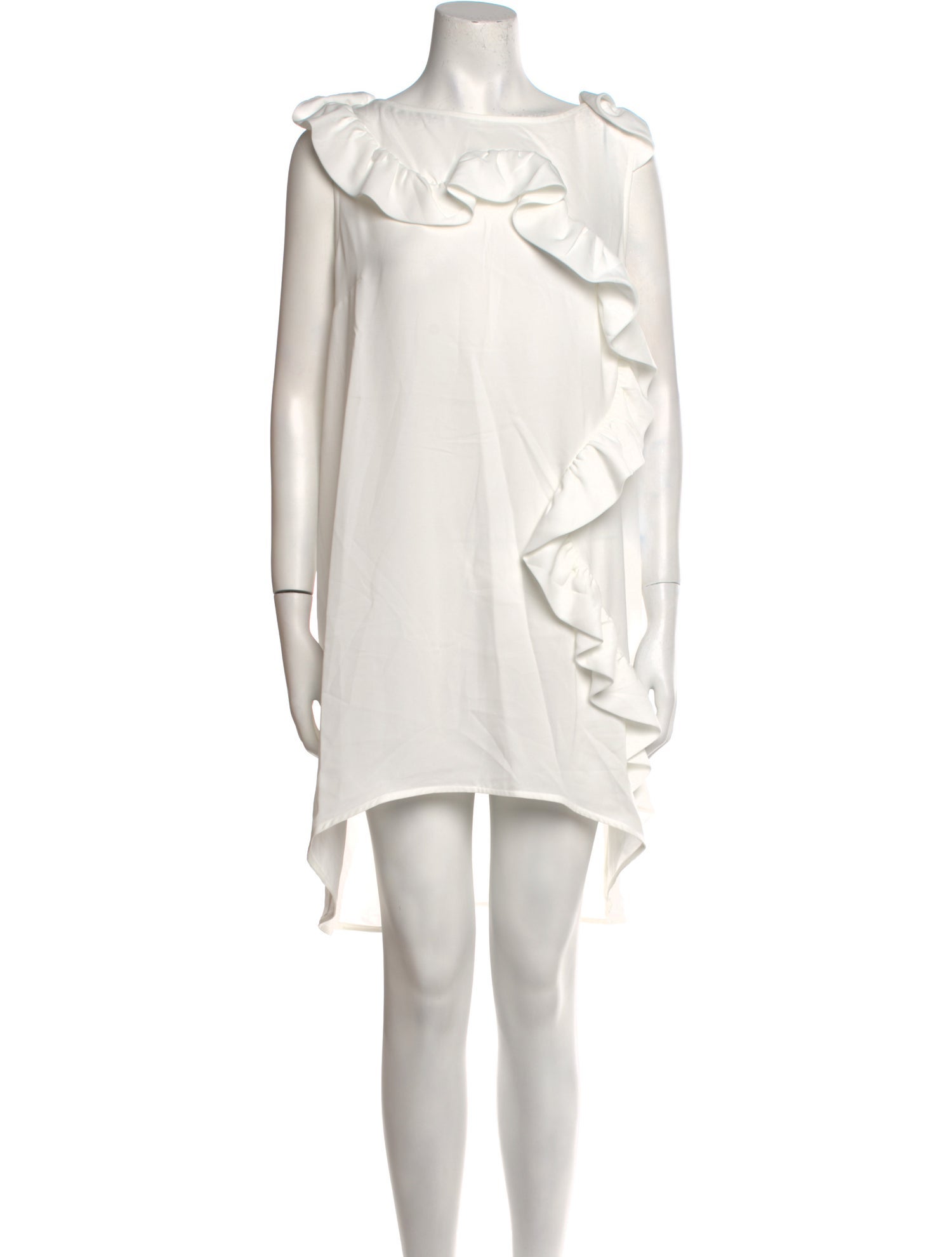 Anne Fontaine Bateau Neckline Knee-Length Dress