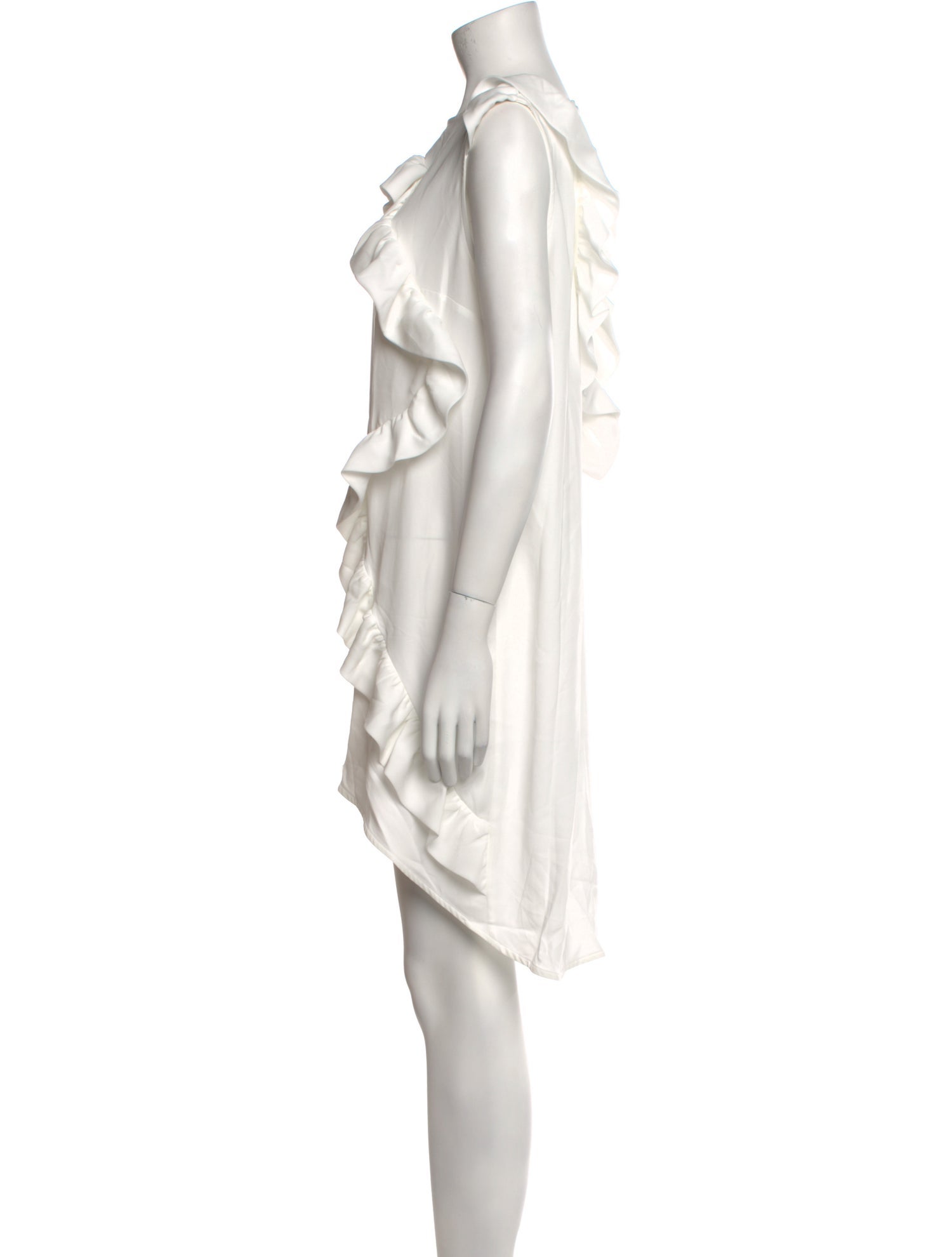 Anne Fontaine Bateau Neckline Knee-Length Dress