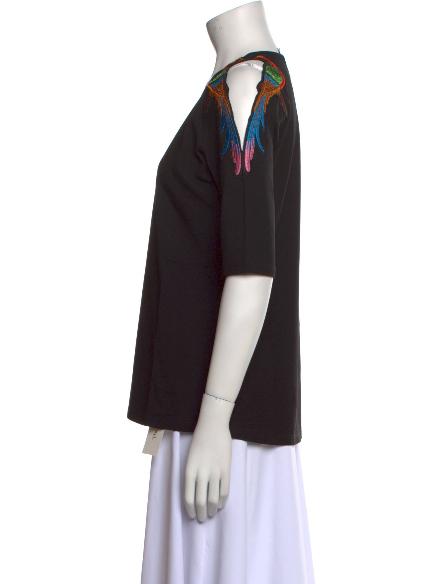 Anne Fontaine V-Neck Short Sleeve T-Shirt