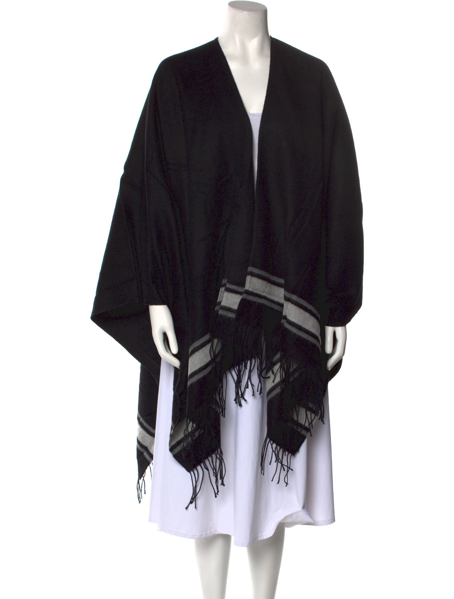 Anne Fontaine Colorblock Pattern Open Front Sweater w/ Tags