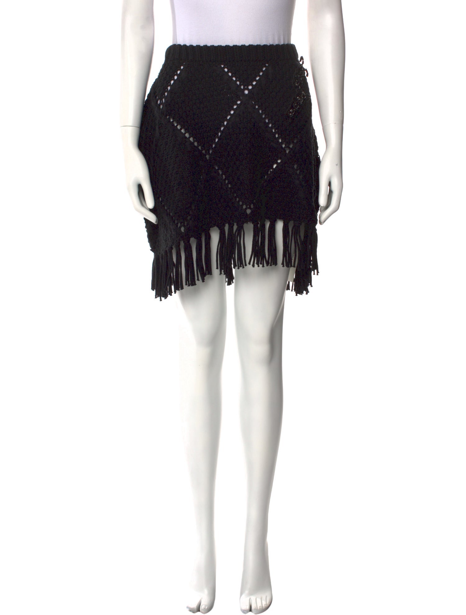 Anne Fontaine Crystal Embellishments Mini Skirt w/ Tags