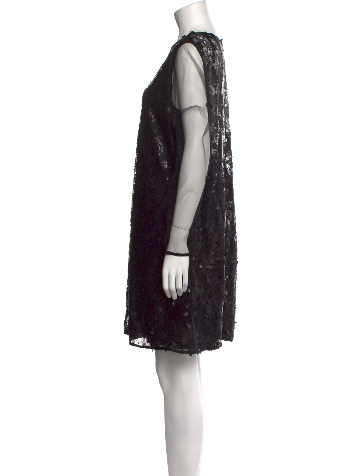 Anne Fontaine V-Neck Mini Dress