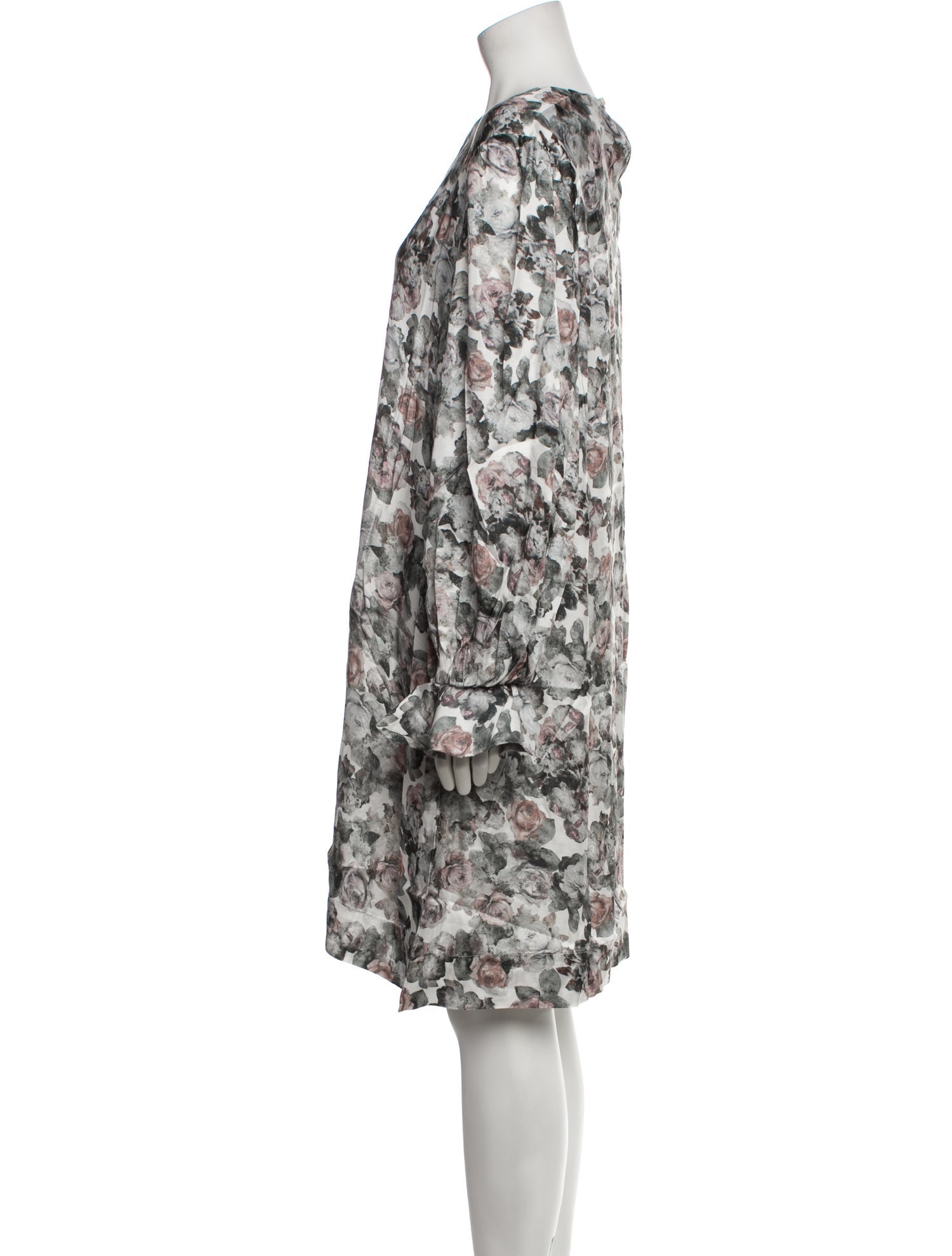 Anne Fontaine Floral Print Knee-Length Dress w/ Tags