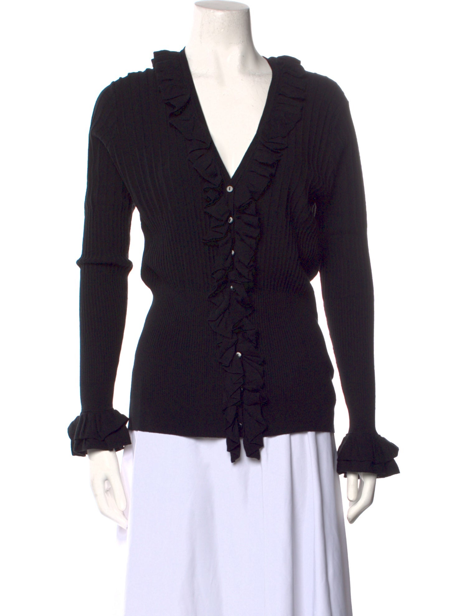 Anne Fontaine Plunge Neckline Sweater w/ Tags