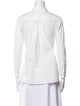 Anne Fontaine Three-Quarter Sleeve Button-Up Top