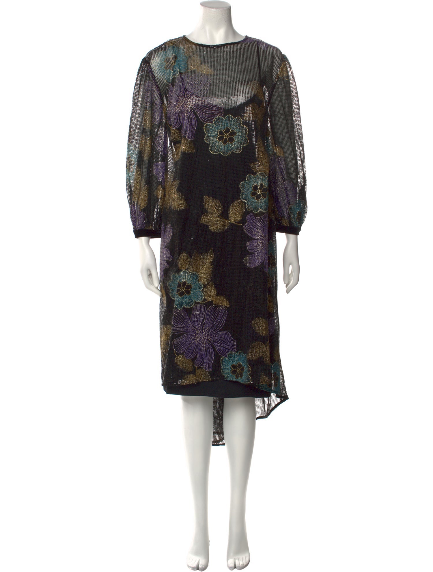 Anne Fontaine Printed Midi Length Dress