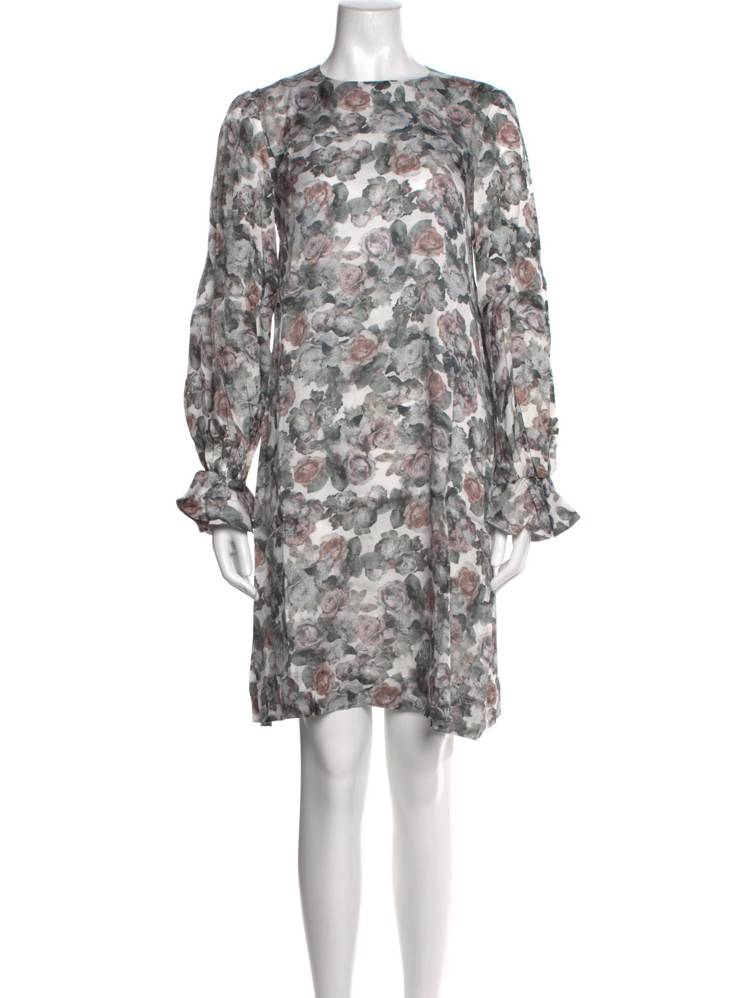 Anne Fontaine Floral Print Knee-Length Dress w/ Tags