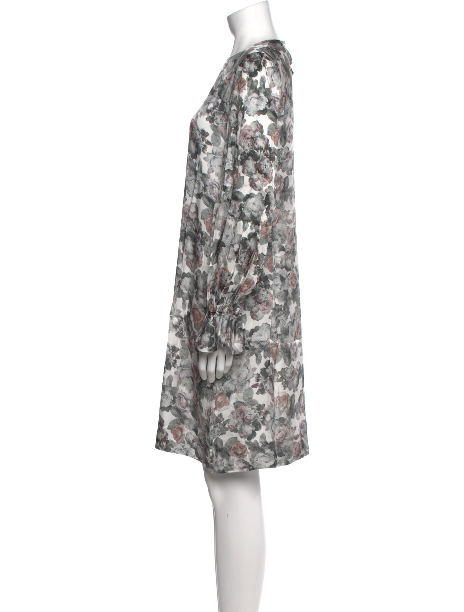 Anne Fontaine Floral Print Knee-Length Dress w/ Tags