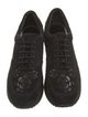 Anne Fontaine Suede Lasercut Accents Sneakers