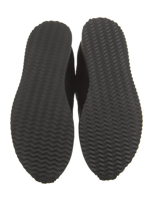 Anne Fontaine Suede Lasercut Accents Sneakers