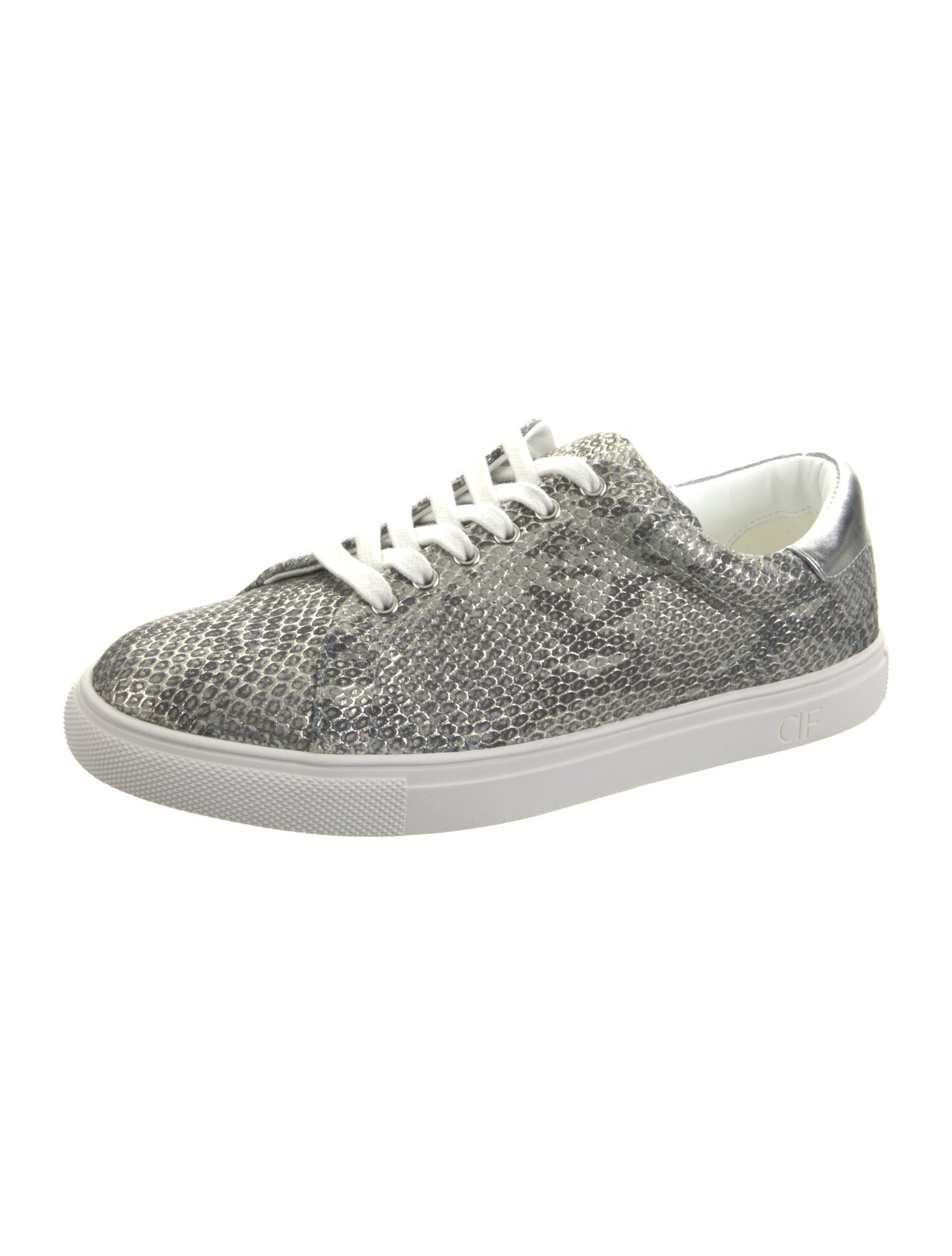 Anne Fontaine Suede Animal Print Sneakers