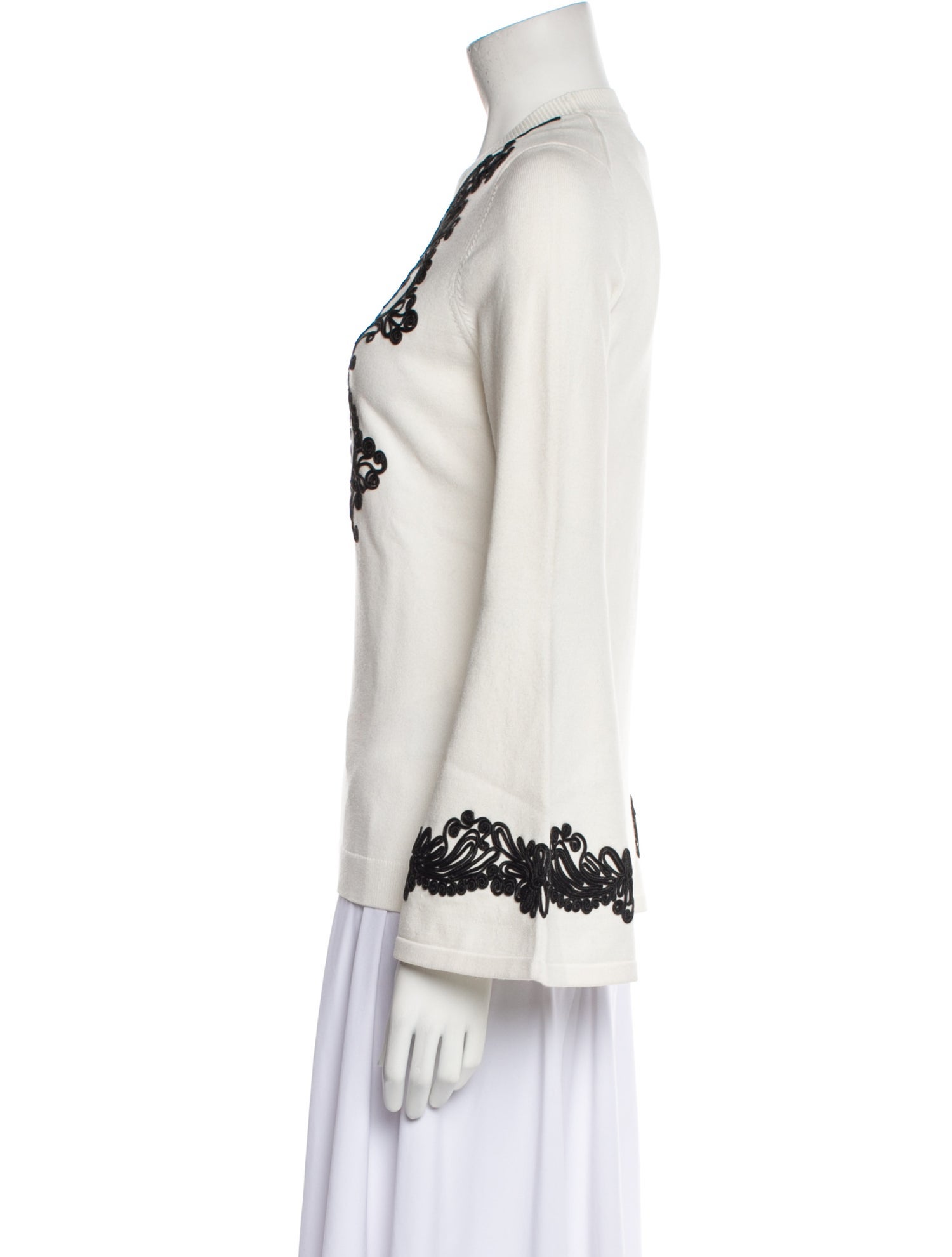 Anne Fontaine Graphic Print Crew Neck Sweatshirt