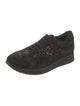Anne Fontaine Suede Lasercut Accents Sneakers