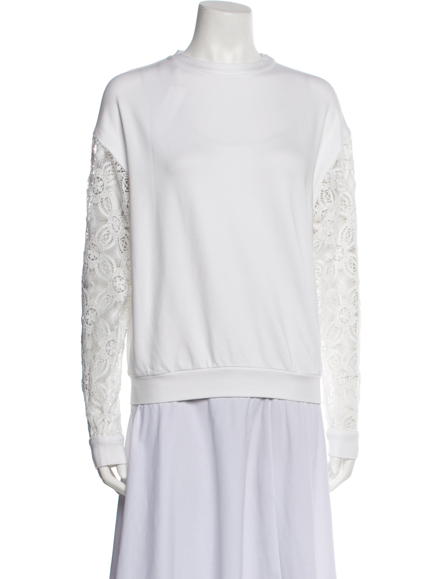 Anne Fontaine Crew Neck Long Sleeve Sweatshirt