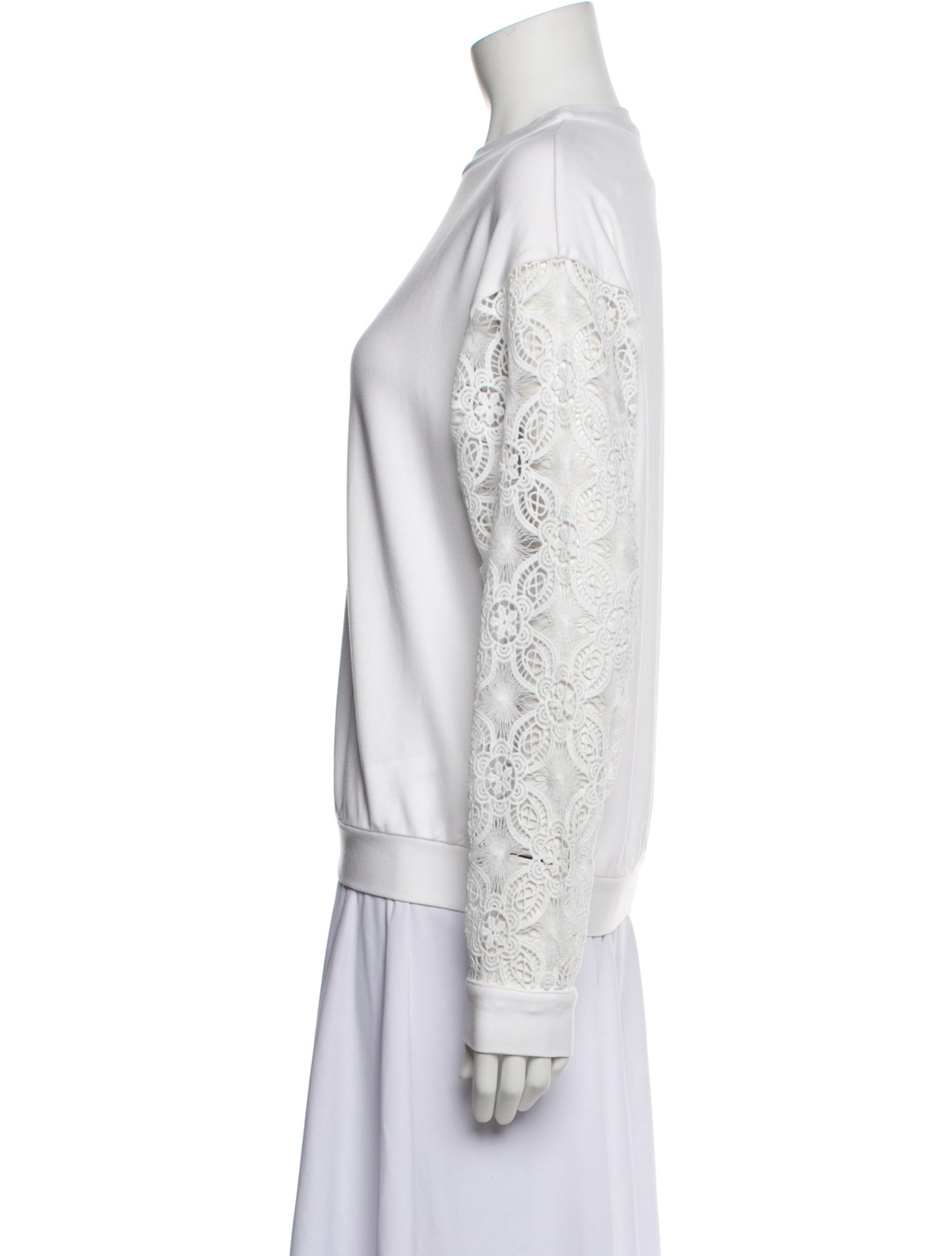 Anne Fontaine Crew Neck Long Sleeve Sweatshirt