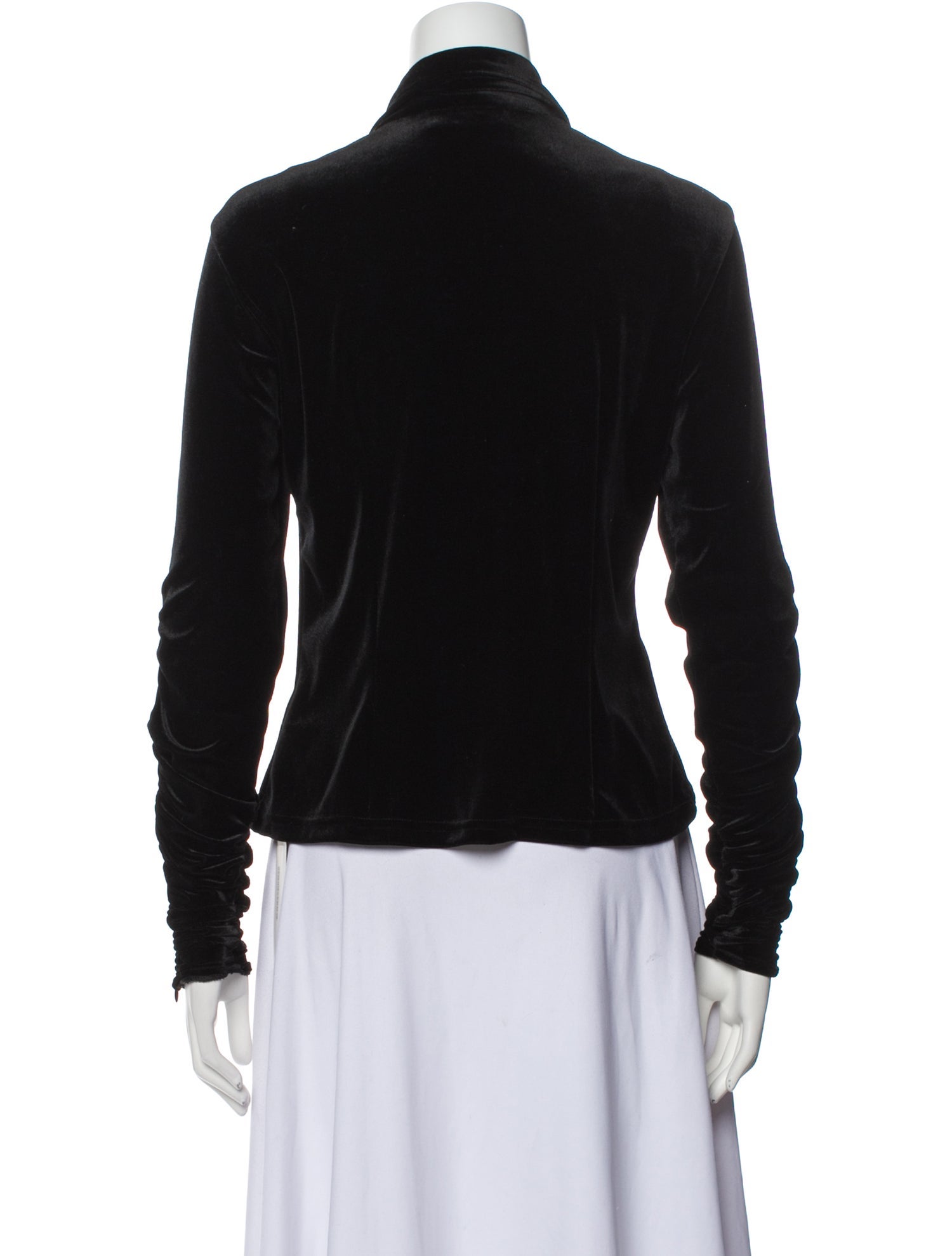 Anne Fontaine V-Neck Long Sleeve Top